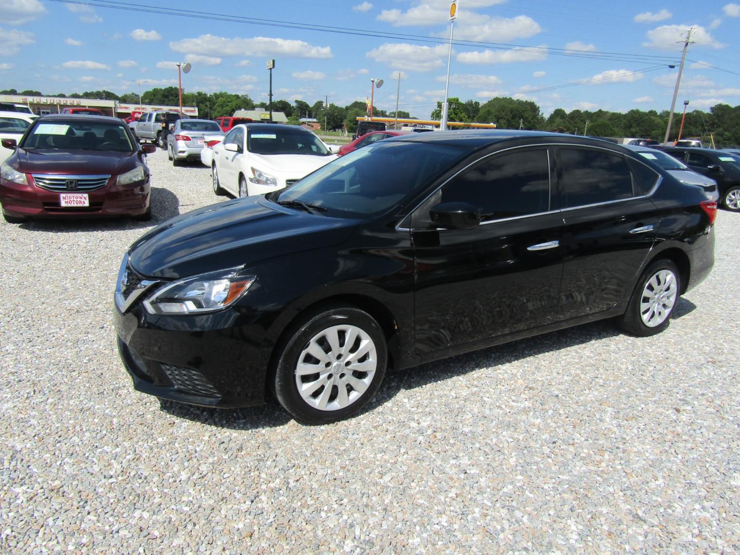 2019 Black /Gray Nissan Sentra S CVT (3N1AB7AP9KY) with an 1.8L L4 SFI DOHC 16V engine, CVT transmission, located at 15016 S Hwy 231, Midland City, AL, 36350, (334) 983-3001, 31.306210, -85.495277 - Photo#2